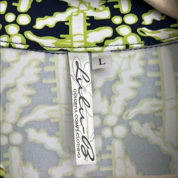 Lulu-B Black and Yellow Leaf Print Tunic - Picture 2 of 7